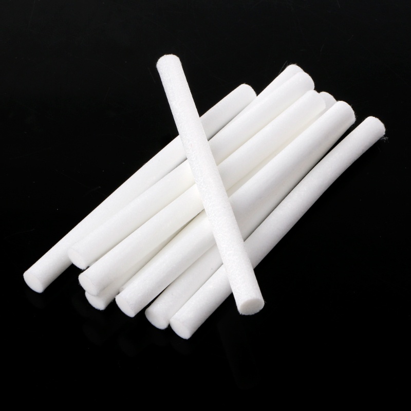 Sun 10Pcs Stik Spons Filter Katun 80mm Pengganti Untuk Humidifier / Diffuser Aroma Terapi