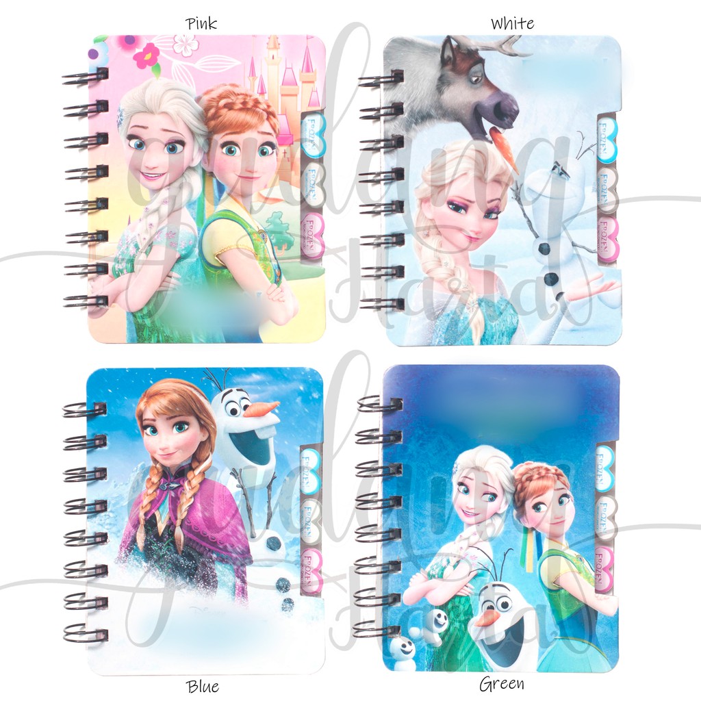 Notebook Mini Ice Princess Memo Unik Notepad Buku Tulis Lucu GH 308082