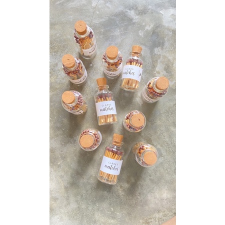 CLÁRES - MATCHES | Bottle Wood Matches | Korek Api Kayu | Custom Korek | Korek Aesthetic | Souvenir