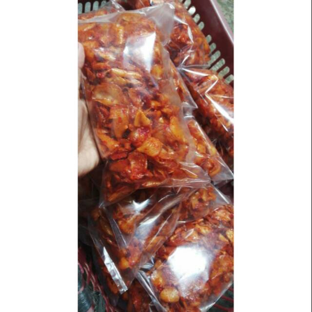 

Keripik singkong pedas duaaarrr