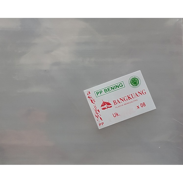 Kantong Plastik PP Bening TEBAL 0.8 ukuran 15x25 , 17x30 , 25x40