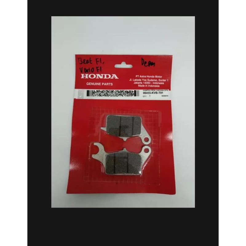 Kampas Rem depan motor beat fi sama Vario fi