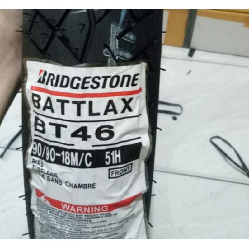 BAN LUAR BATTLAX BRIDGESTONE BT 46 UK 90/90-18
