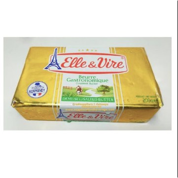 

Elle&Vire Salted Butter 200gr Mentega Asin Elle & Vire Ellevire Elle Vire Premium Butter