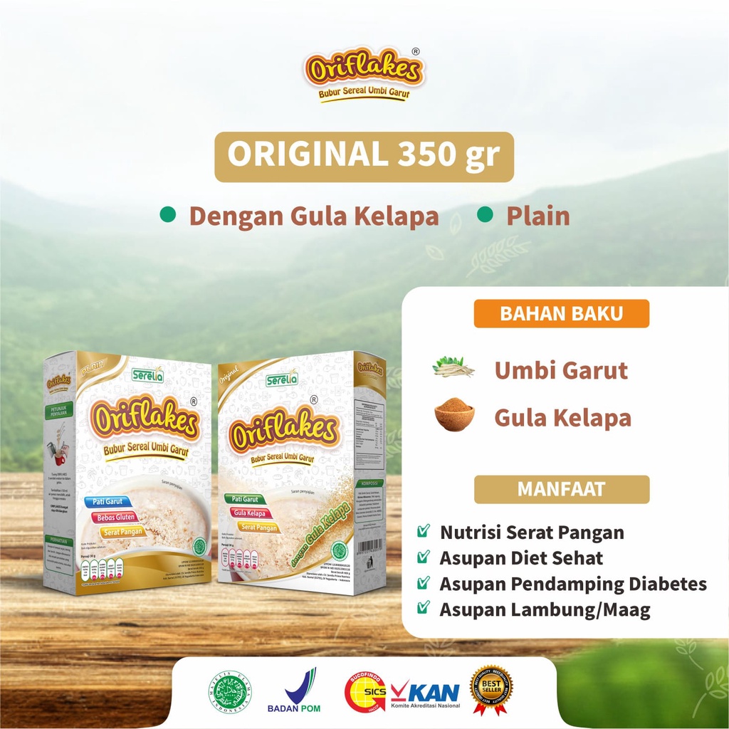 

Oriflakes Original Gerd/Maag 350gr Sereal Lambung