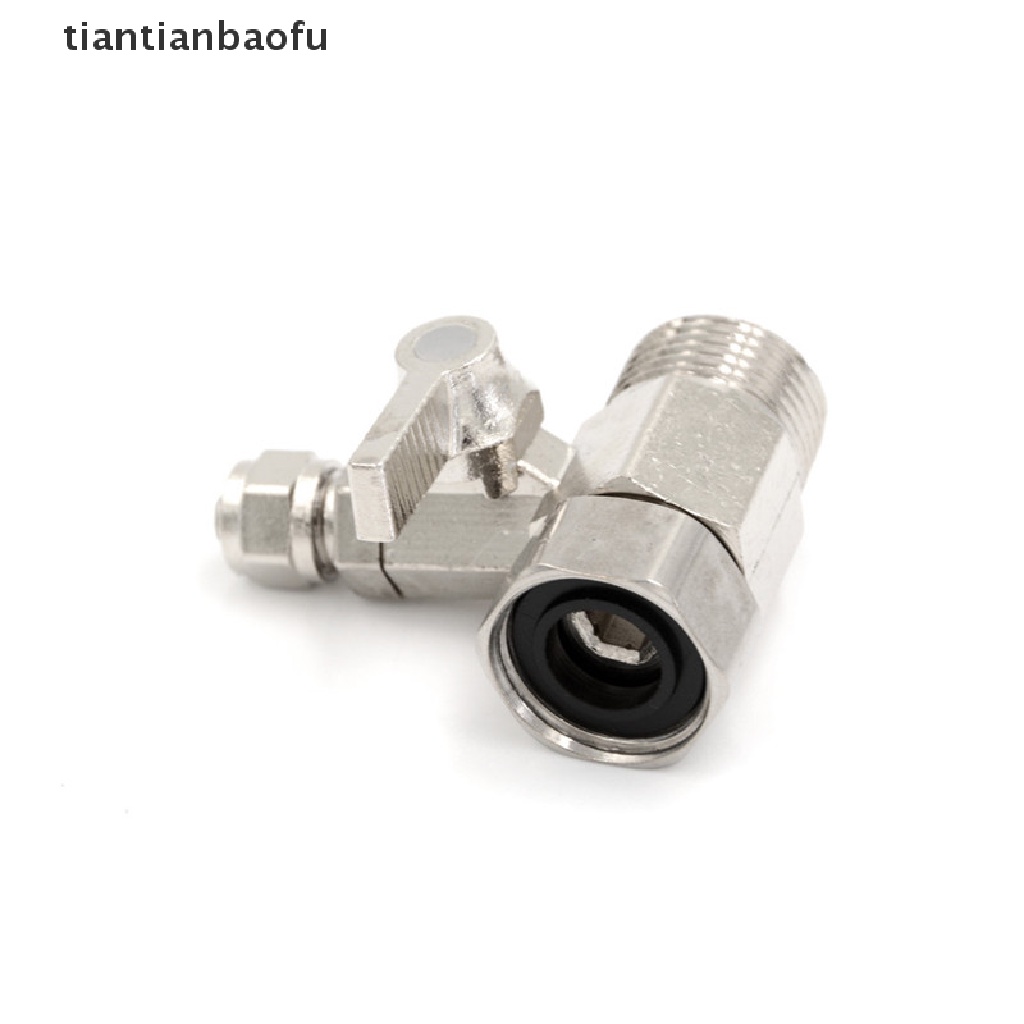 [tiantianbaofu] Feed Water Filter Purifier Adapter 1/2'' to 1/4'' Ball Valve Faucet Tap Safe Boutique