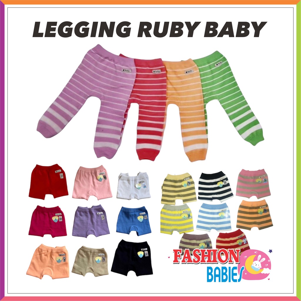 ❤ Fashionbabies ❤ LEGGING BAYI POLOS / LEGGING RUBY BABY WEAR