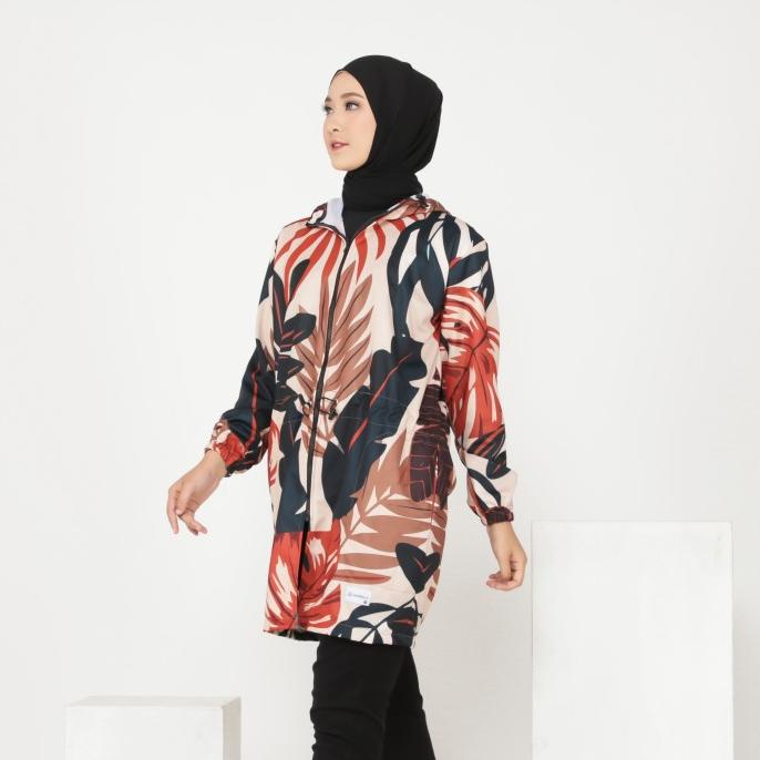 JAKET PRINTING WANITA-JAKET OLAHRAGA SEPEDA GOWES WANITA LONG