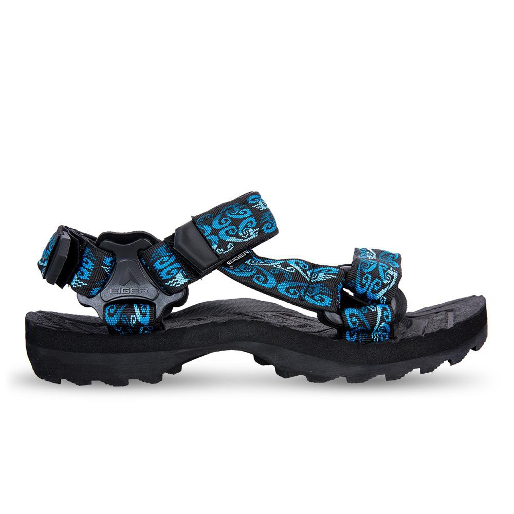  Eiger  Ugimba Roll Strap Pattern 1 Sandals  Blue Shopee  