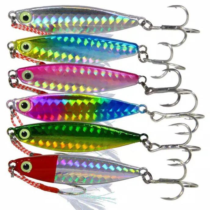 laser jig micro jig 10 gram jigging ultralight metal jig ul
