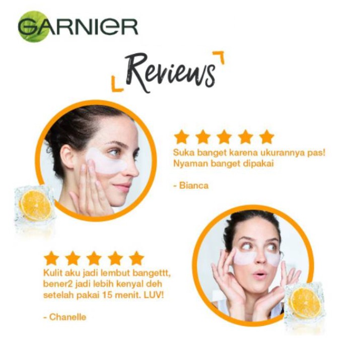 GARNIER HYDRA BOMB EYE SERUM MASK ORANGE 6GR