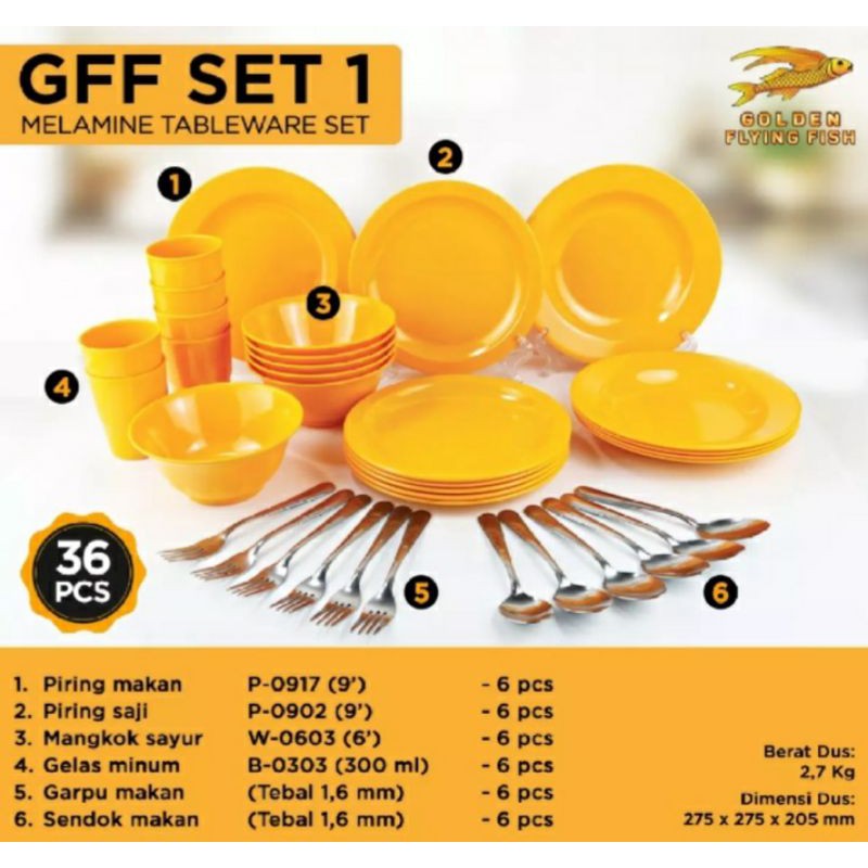 Melamin set (gff set)