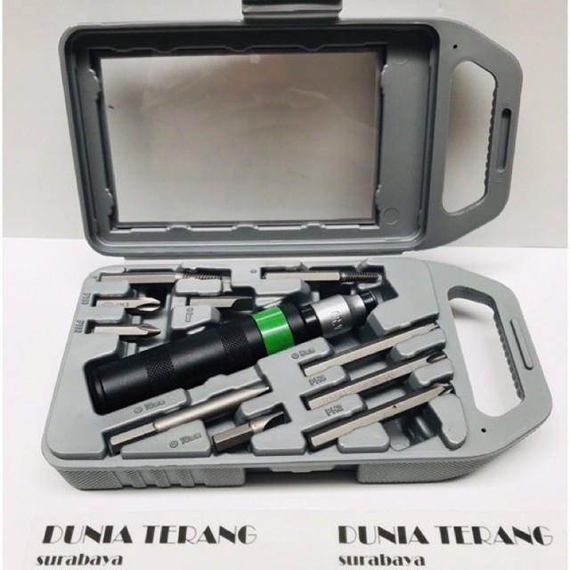 Obeng Ketok Getok Set 11pcs TEKIRO - Impact Driver Set 11pcs TEKIRO