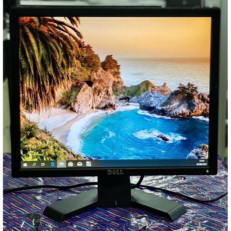 LCD Monitor Komputer Dell E190sf Layar 19inch Kotak Second