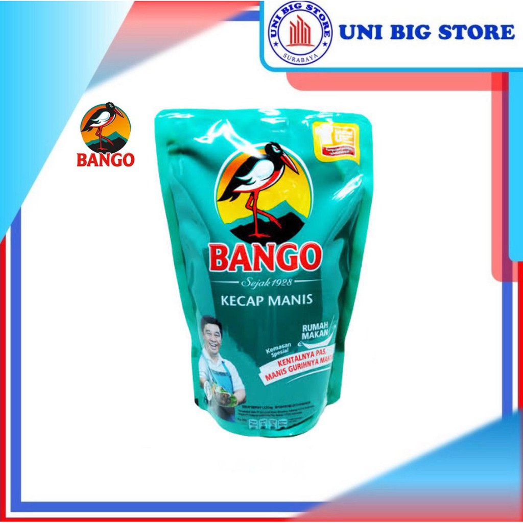 

BANGO Kecap Manis Pouch 1.525 Liter 1525 KG 1500 ml Refill