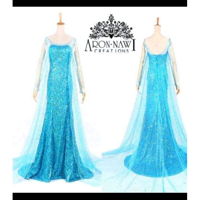 Costume Disney Frozen Dewasa / Cosplay Elsa Frozen