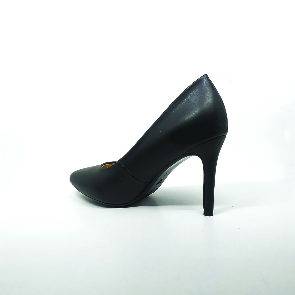 Workswell Sepatu  Kerja Wanita High Heels 9cm Kode 648 Hitam dove