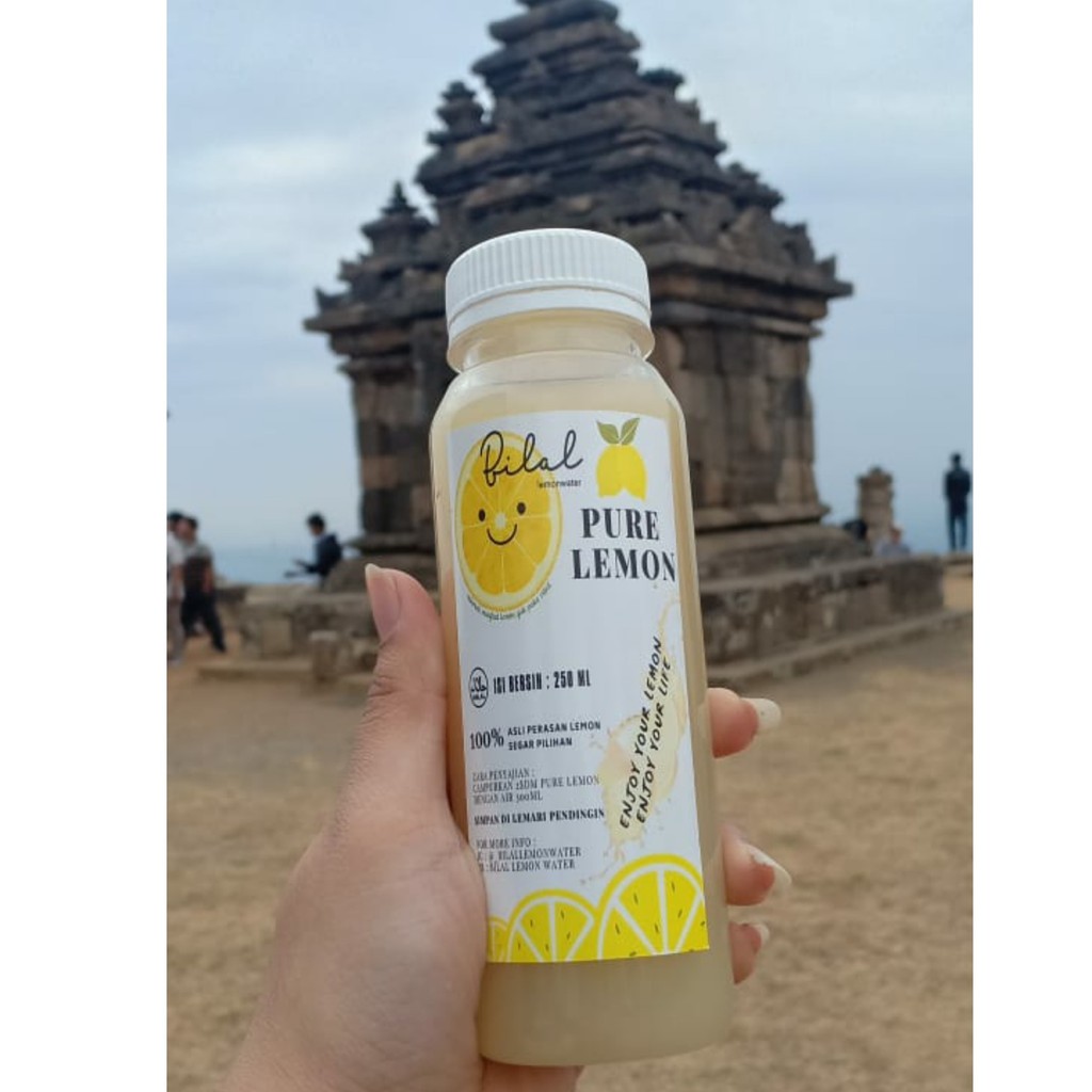 

Bilal Lemon Water - PURE LEMON ( 100% Murni Perasan Lemon ) isi 250ml