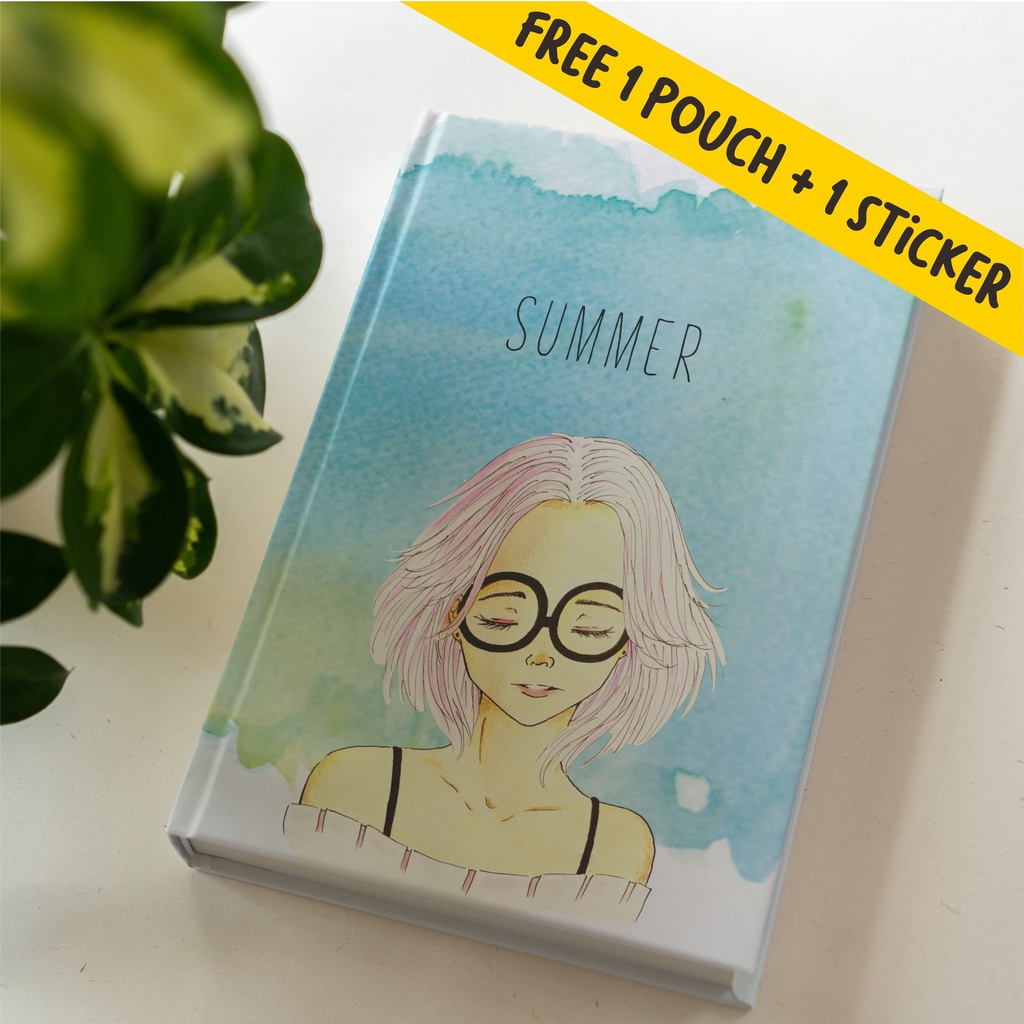 

Notebook Agenda, Dotted dan Polos Summer Girl