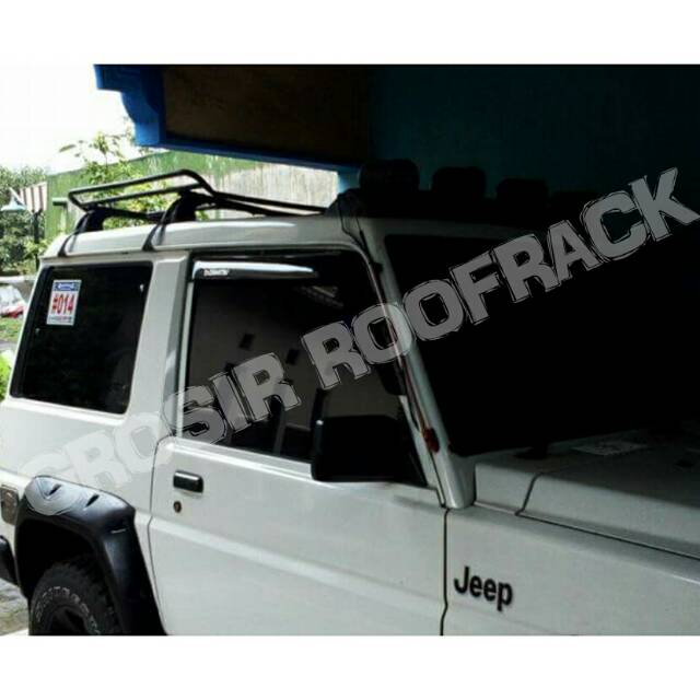 Roofrack rak mobil roof rack lengkap utk jeep feroza by Grosir Roofrack