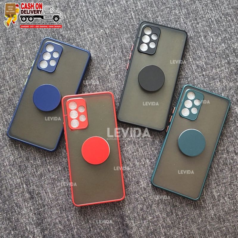 Case Samsung A33 5G Samsung A53 5G Samsung A73 5G Case Dove Matte Popsocket Protect Kamera Soft case