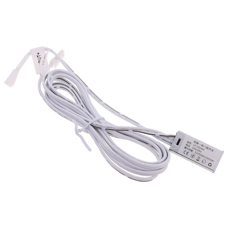 Gro 12V / 24V Wardrobe Cabinet Light Switch Infrared Door Control Switch 5A 60W Sensor