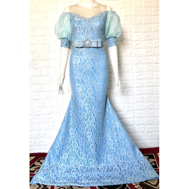 longdress/dressbrokat/dress/baju pesta/baju singer/kebaya/kebaya modern/kebaya sragen