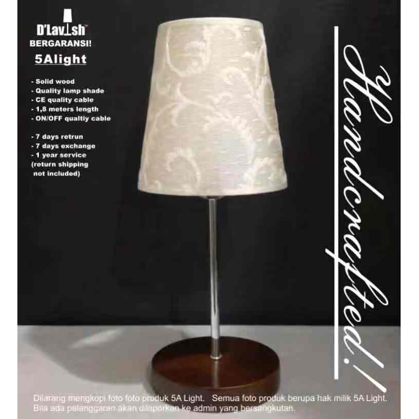 Bali Kap BD 38cm Lampu Meja  Hias  Minimalis Shopee 