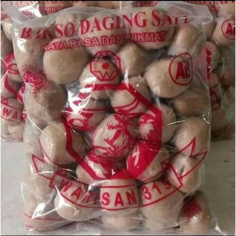 

Bakso Sapi Warisan 319 AB - isi 50 Pcs