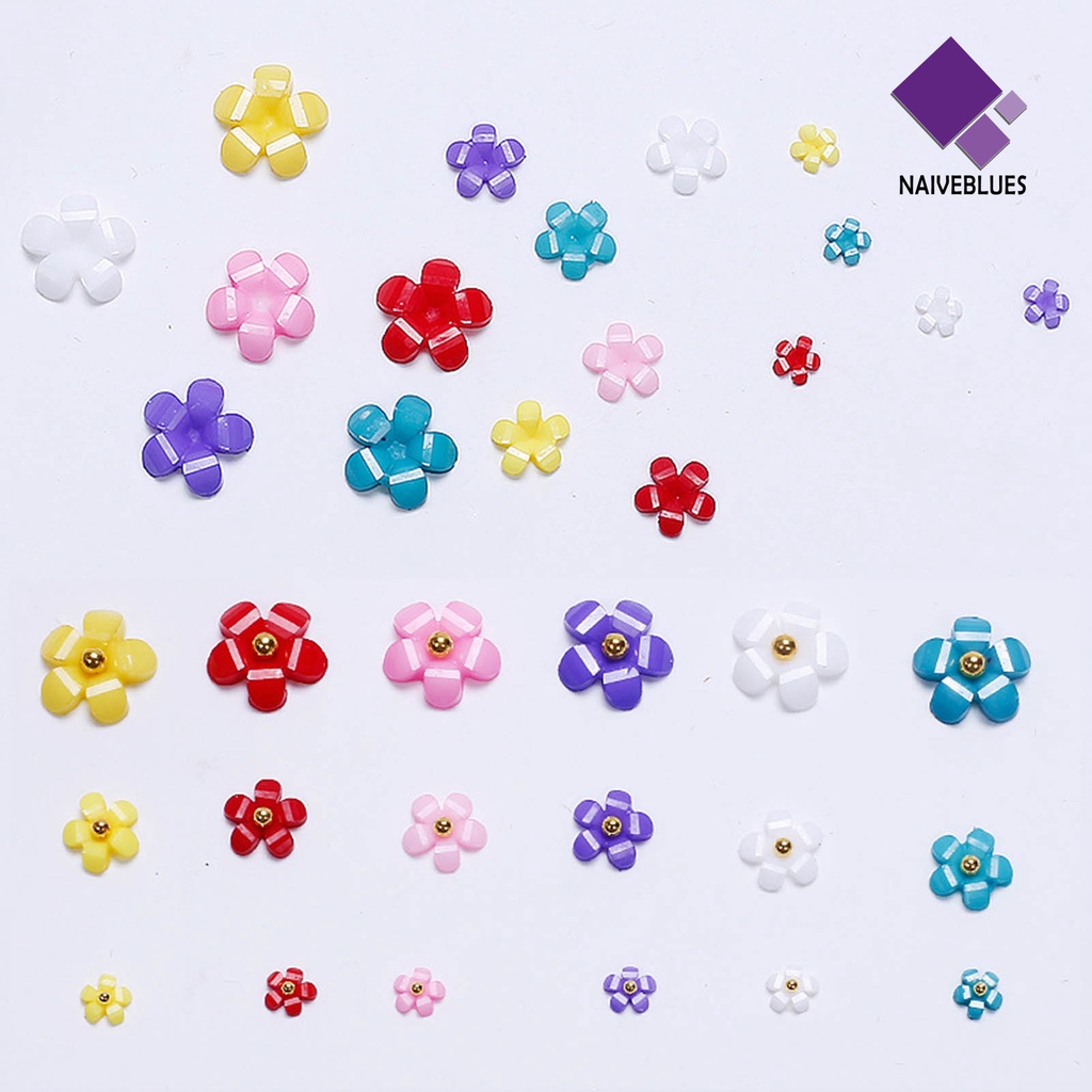 Ornamen Bunga 3D Bahan Resin Untuk Dekorasi Nail Art