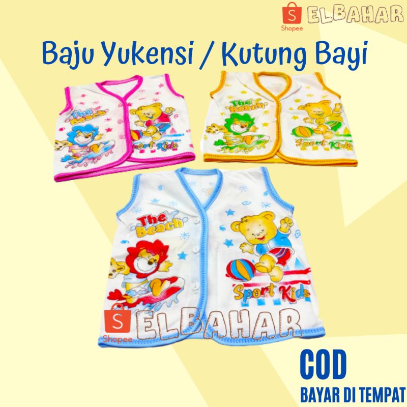 3 Pcs Baju Kutung Yukensi Bayi