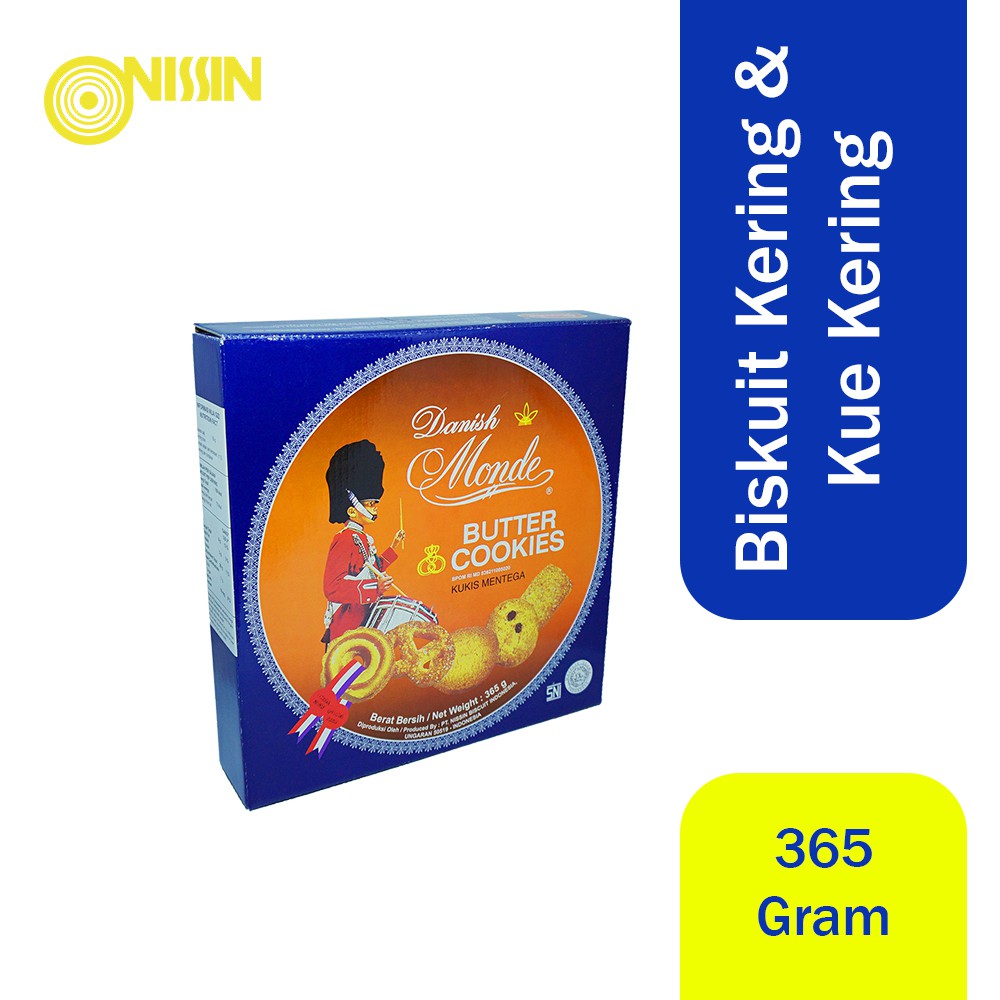 

Monde Butter Cookies 365 gr