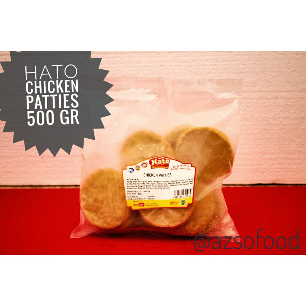 

HATO CHICKEN PATTIES 500 G