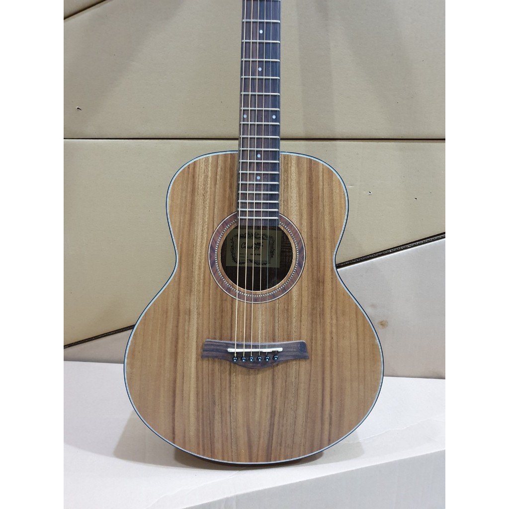 Gitar Akustik Merk Cowboy Original Tipe GW-3 NS Ukuran 3/4 Bahan Solid Senar String Trusrod Jakarta-CREAM