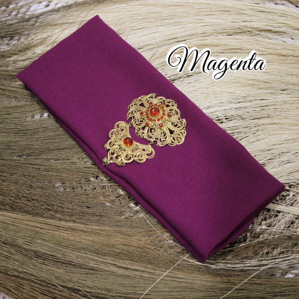 Selendang Sifon Hycon | Selendang Bali | Senteng-Magenta