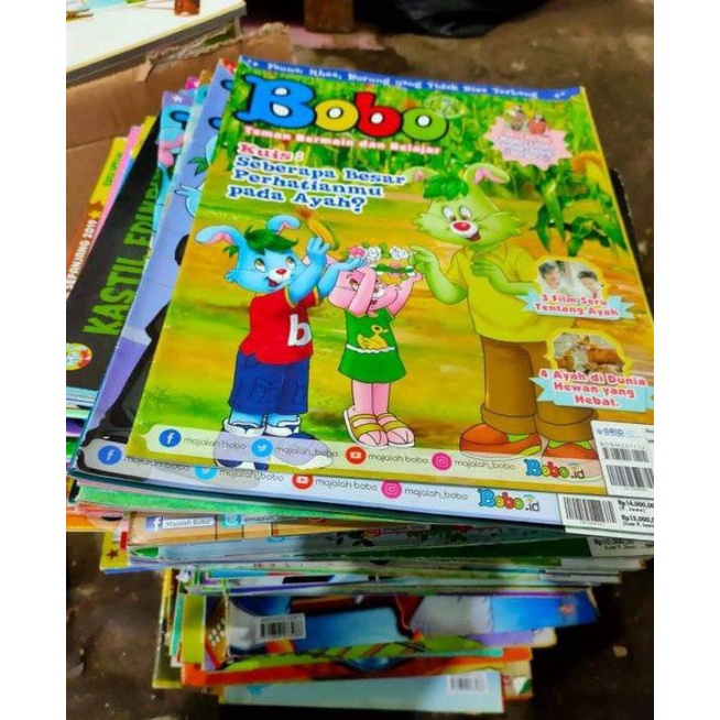 Majalah Bobo / Majalah Anak Preloved Edisi 2016-2019