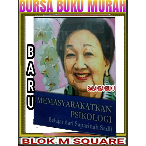 Buku Memasyarakatkan Psikologi Belajar Dari Saparinah Sadli