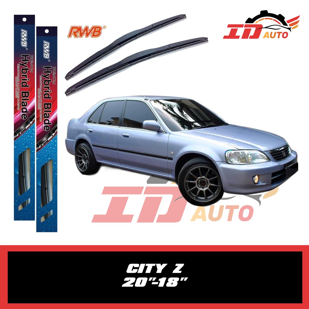 WIPER HONDA CITY Z SET UKURAN 20 DAN 18 MERK RWB