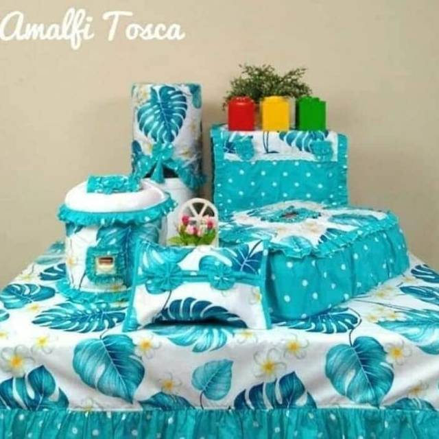 Set Taplak Meja Makan 4Kursi