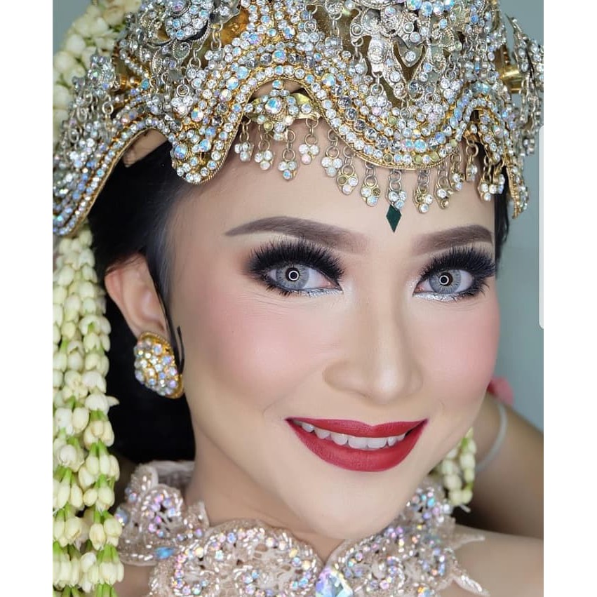 Softlens Pengantin Princess Vampire Twilight Gray Grey Abu-abu Terang Softlen Soflens Minus Murah