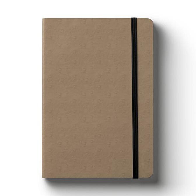 

Notebook A5 Lined Ostrich Nude Storezea90