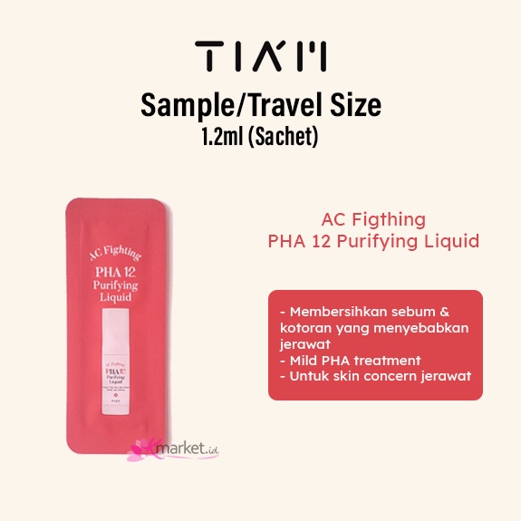 TIAM AC Fighting / Vita B3 Source Sampel Travel Size [PHA 12 Purifying Liquid | Spot RX Cream | Whitening Serum]