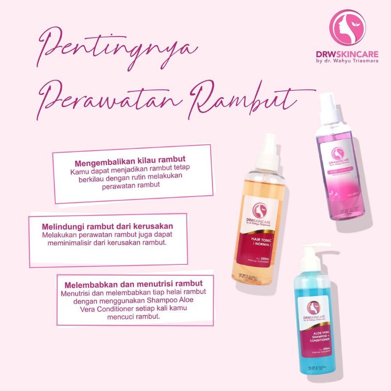 HAIR TONIC/Vitamin Rambut Rontok/ketombe By DRW SKINCARE