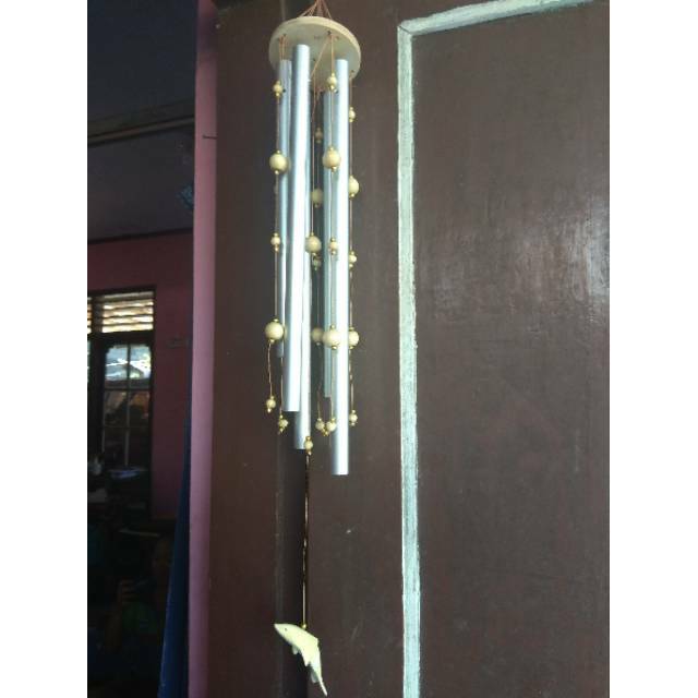 TERMURAH! LONCENG ANGIN LINGKARAN KECIL 8x50 cm GENTA ANGIN WIND CHIME BEL PINTU - SOUVENIR DEKORASI