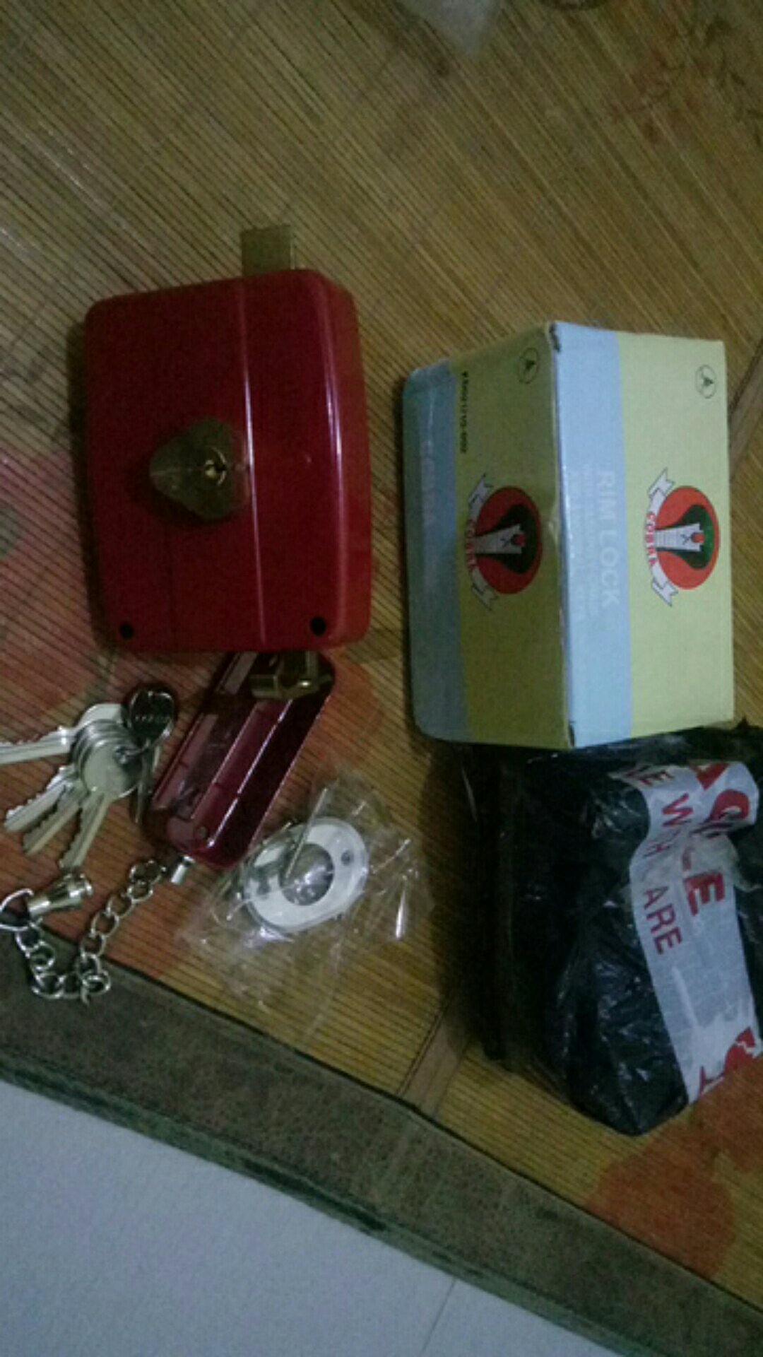 Kunci Pintu Gerbang Otomatis Cobra Simply Key 5pcs Merah Murah