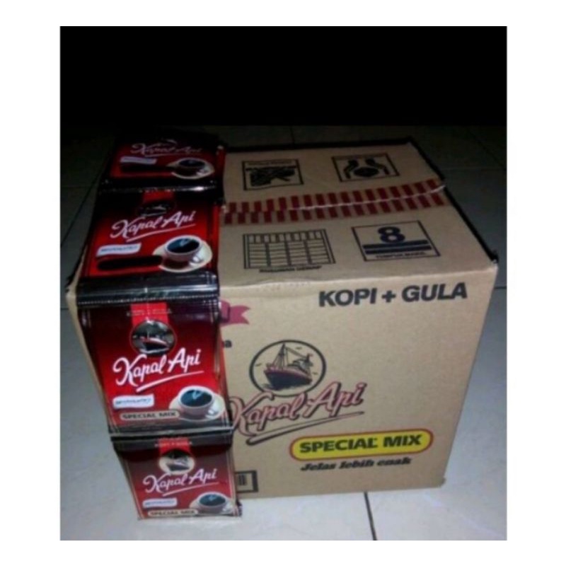 

Kopi kapal api special mix 1 renceng kopi hitam+gula(10sachet)24gr