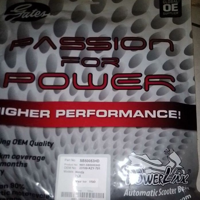 Vbelt pcx 150 gates original asli power link