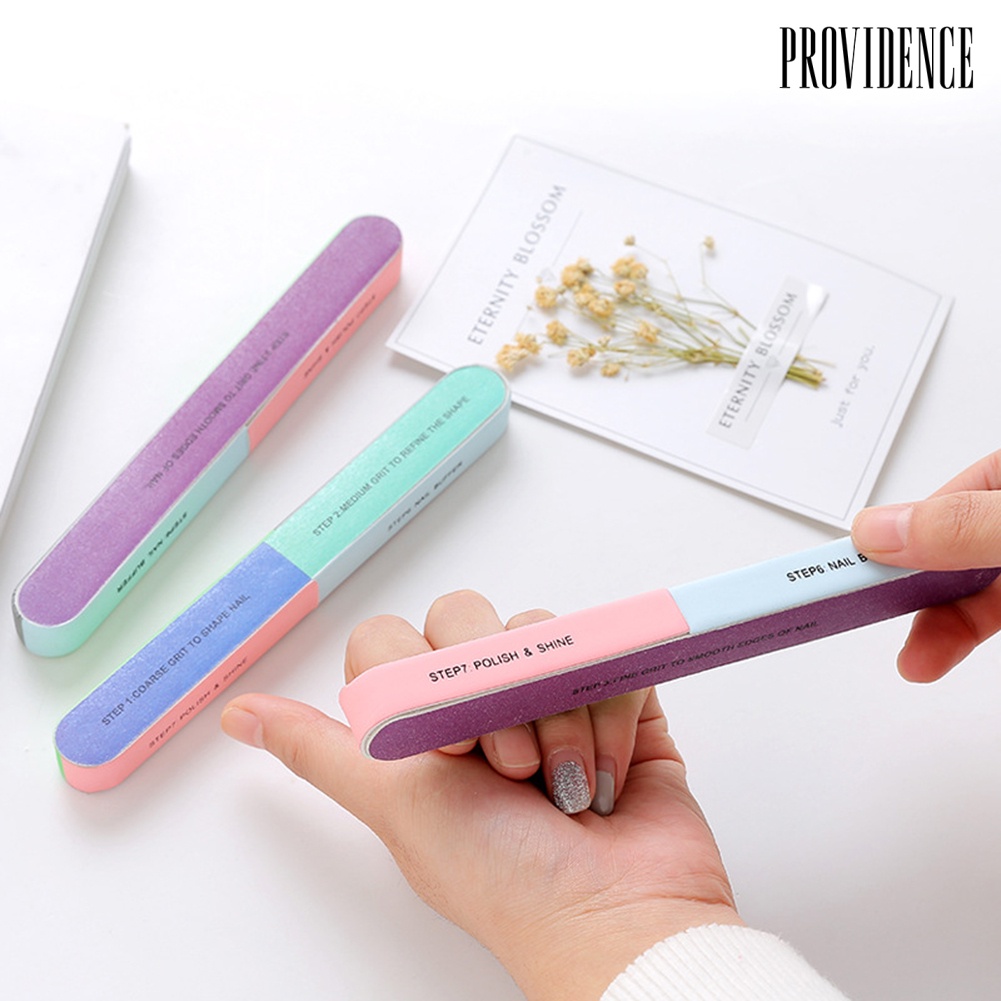 Providence 6Pcs Professional Double Sided Nail File Fingernail Buffer Dead Skin Remover