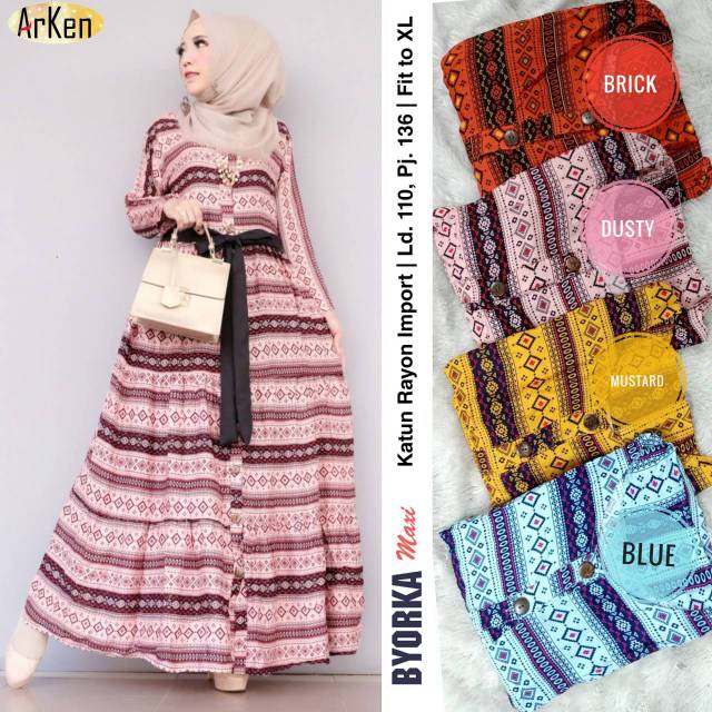 Byorka Maxi Dress ori by Arken