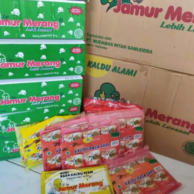 

Kaldu alami jamur merang pengganti micin